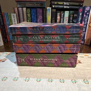 Harry Potter Series Set by J.K. Rowling, Paperback, Scholastic: 4 Titles